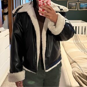 Levi's Reversible Vegan Leather/Sherpa Jacket